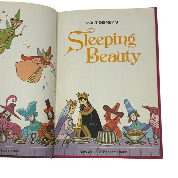 Walt Disney's Sleeping Beauty (Wonderful World of Reading) Hardcover Book (1974) - Picture 2 of 7